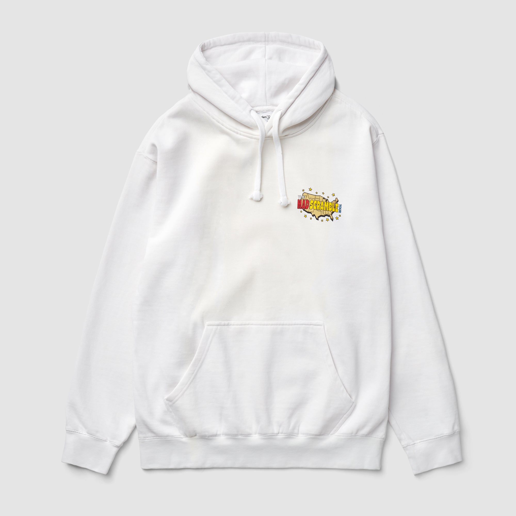 Mad Scramble Tour Hoodie (White)