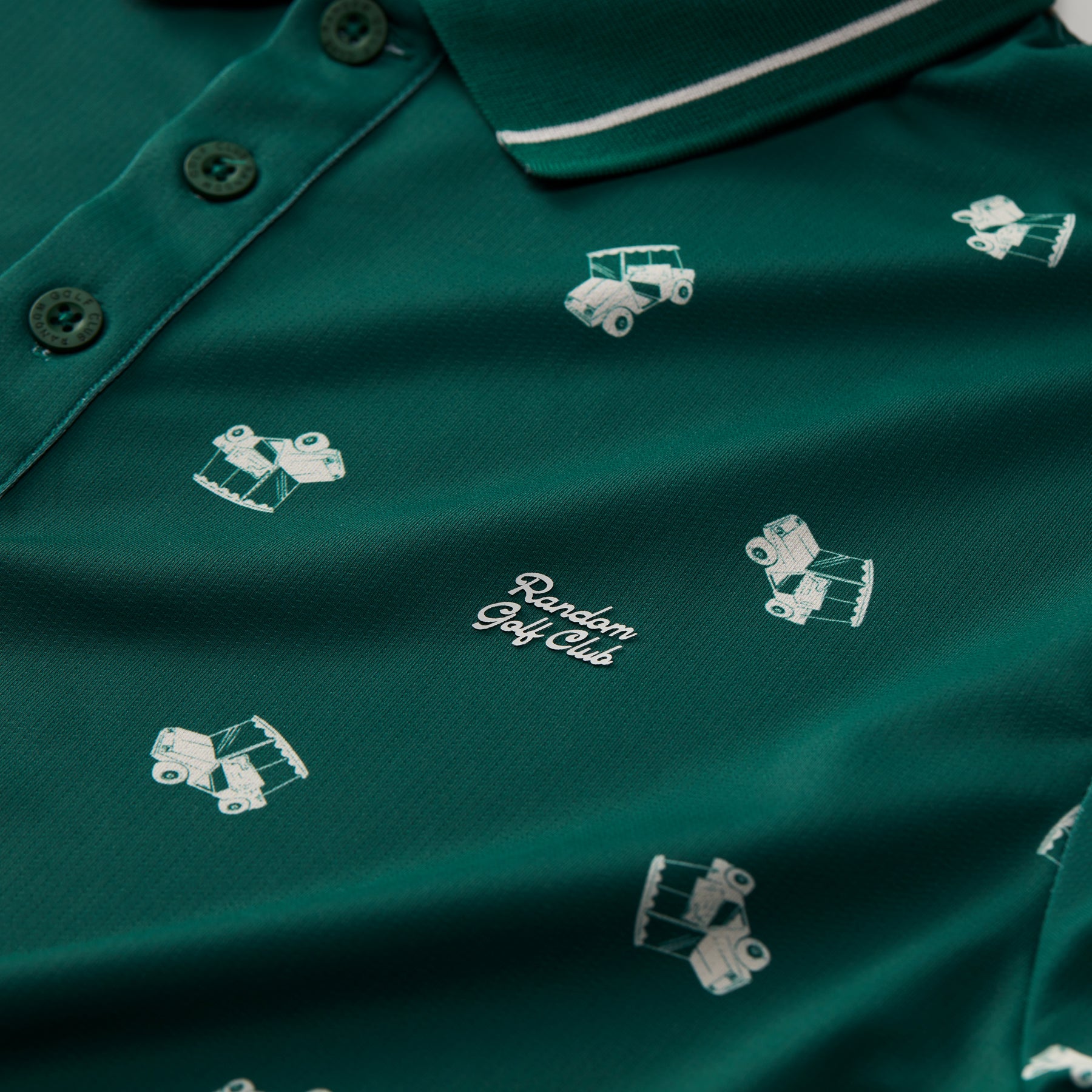 Printed Tech Polo (Golf Cart)
