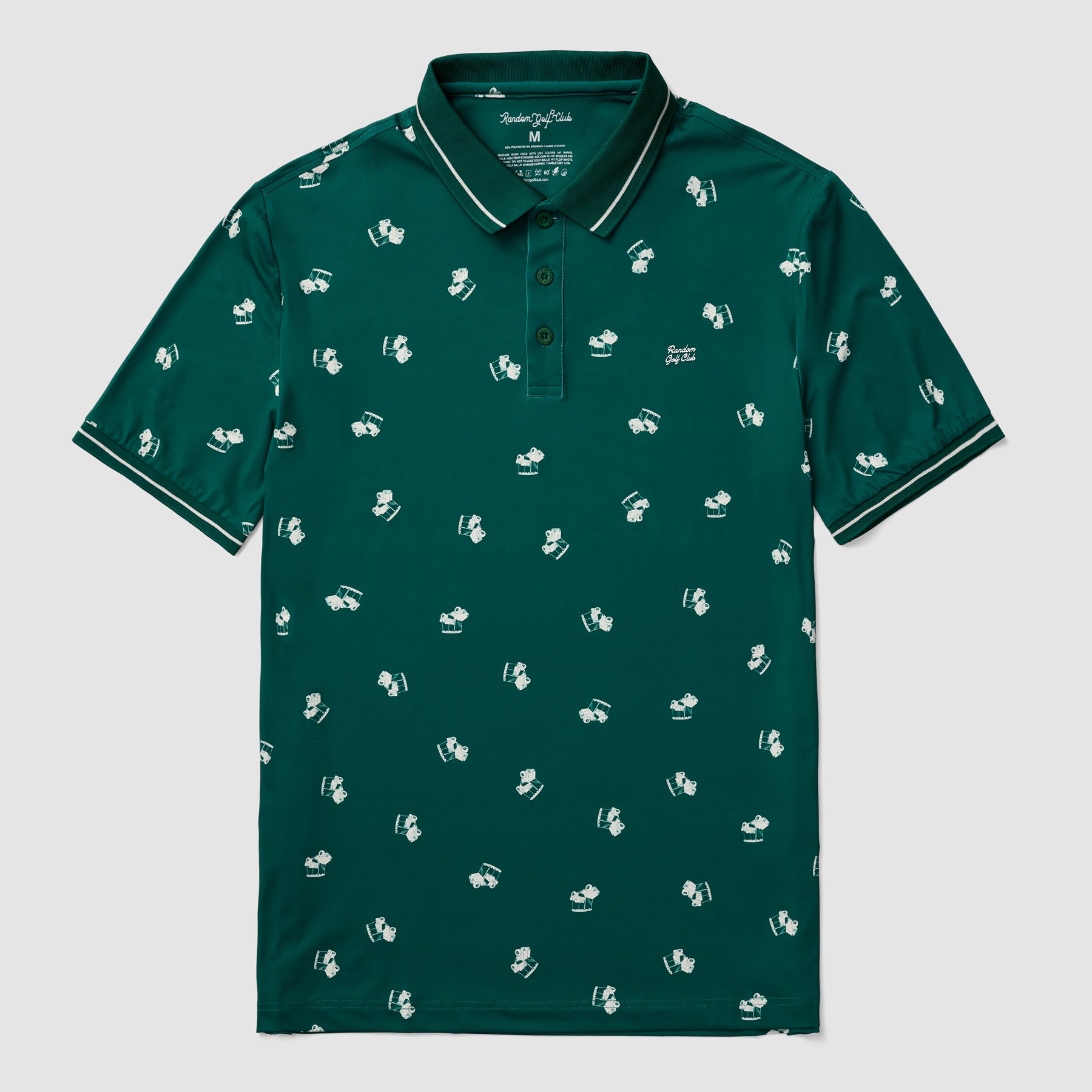 Printed Tech Polo (Golf Cart)