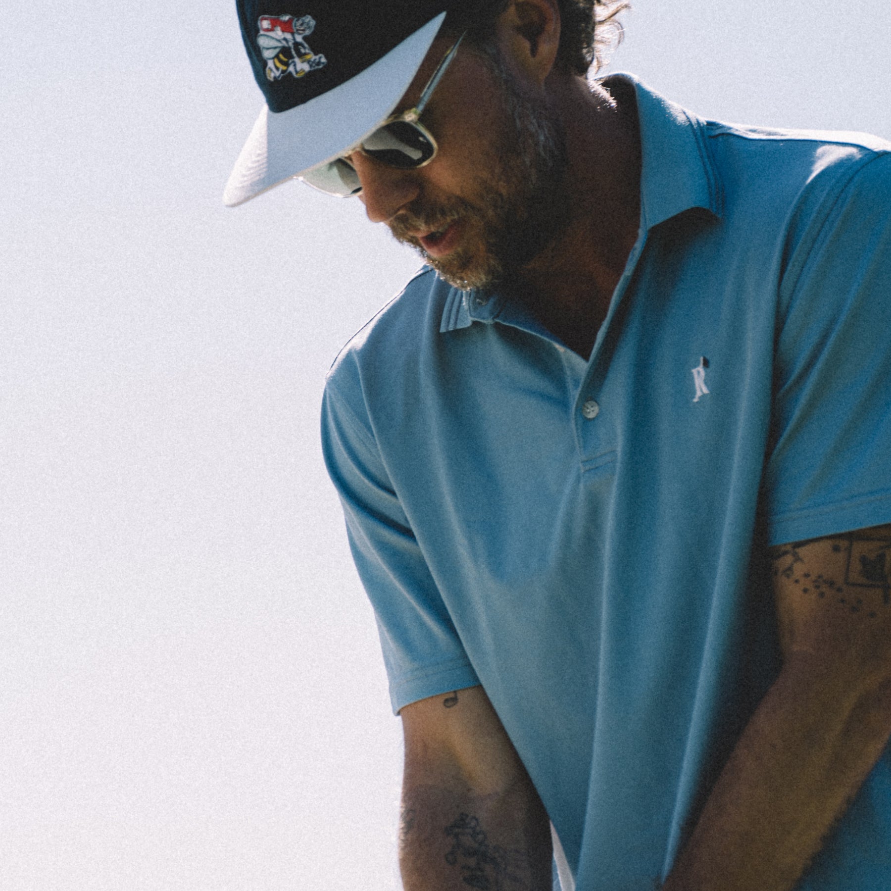 Member-Polo (Retro-Blau)