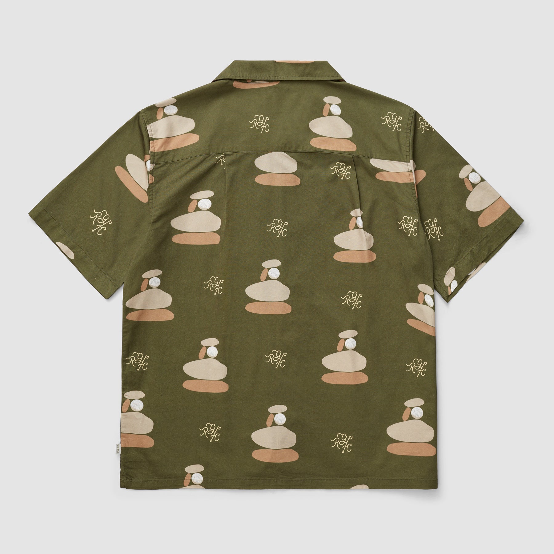 Monogramm Cairn Camp Shirt (Moos)