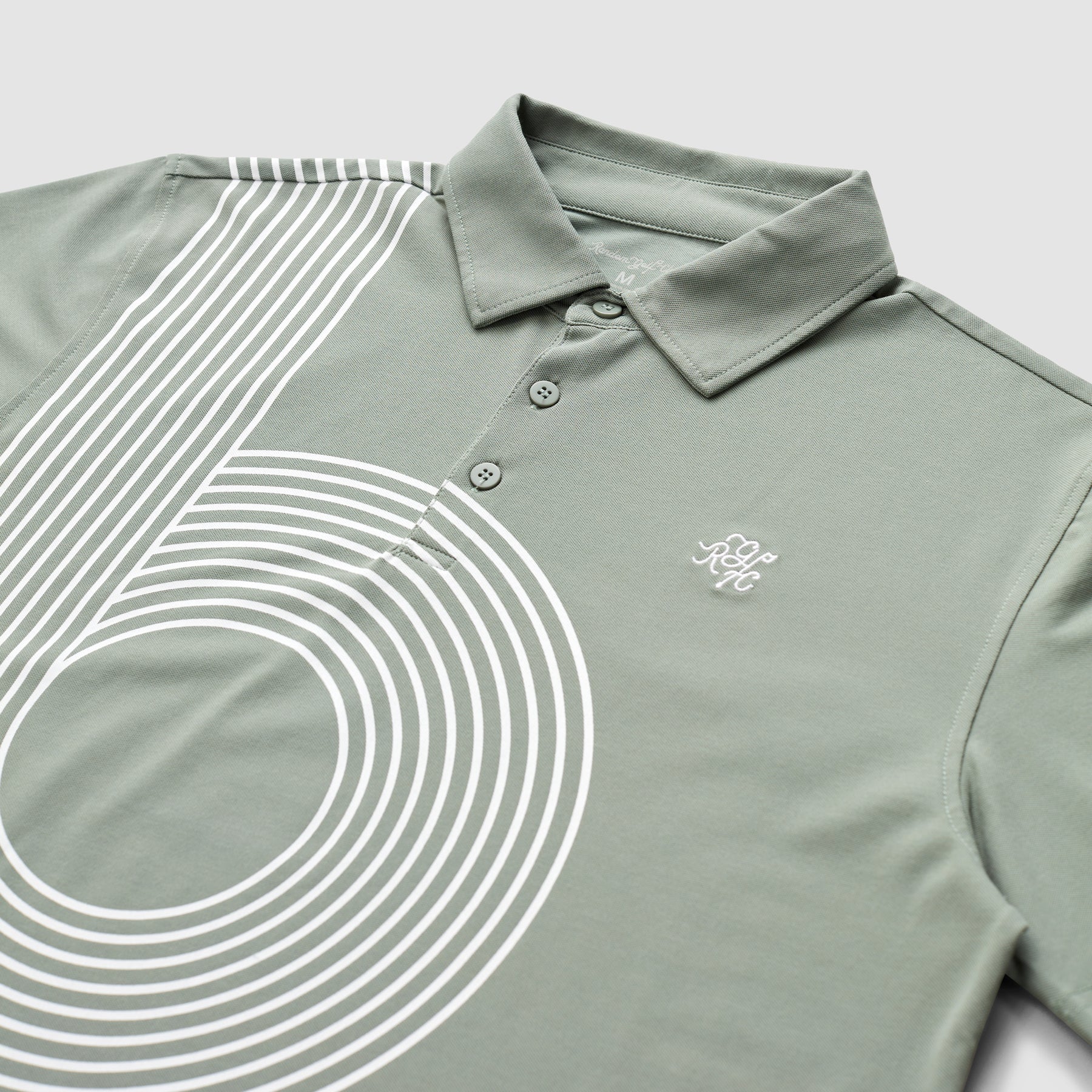 Rake SS Mix Polo (Sage)