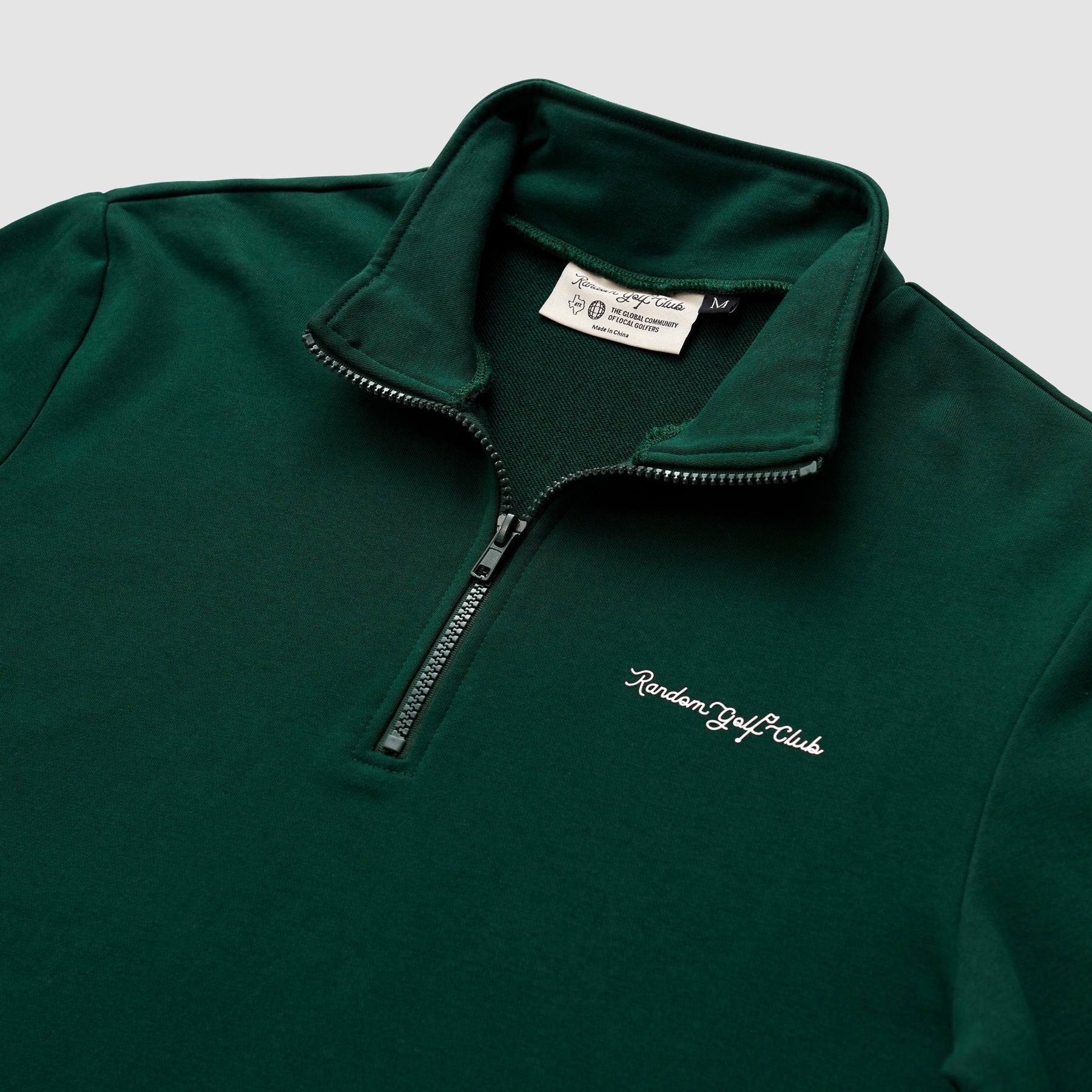 Script Half Zip Pullover (Verdant)