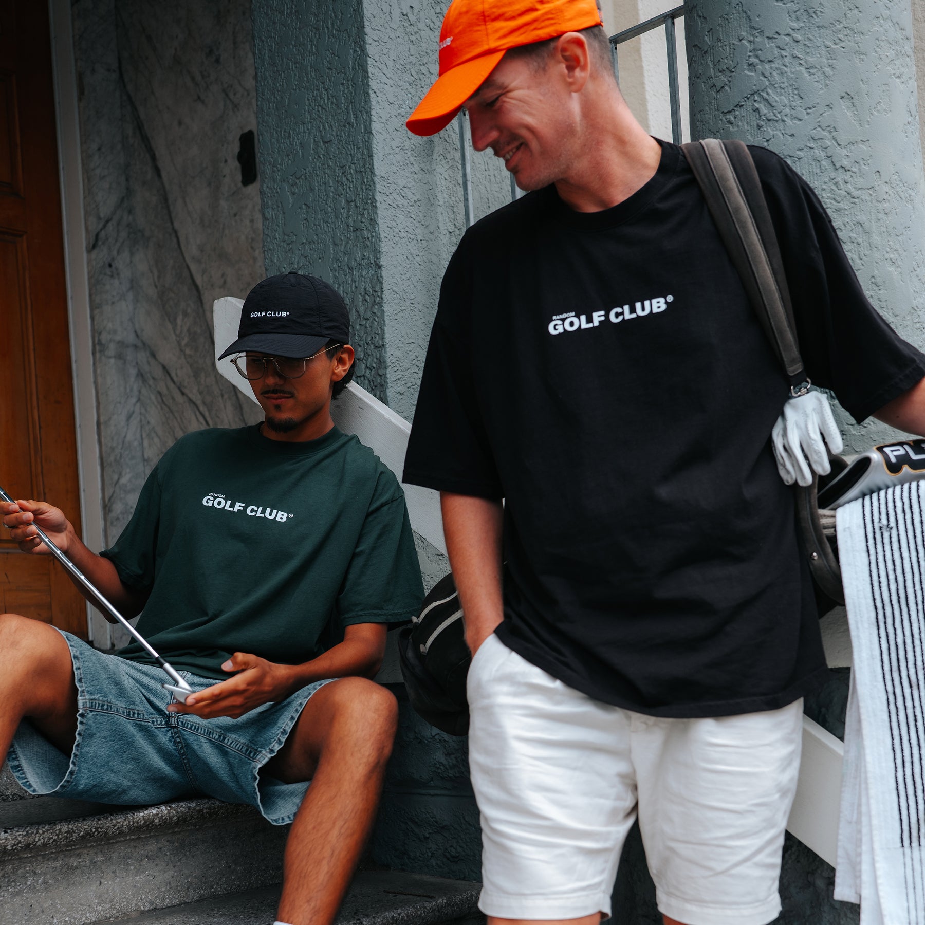 Golf Club Clubhouse Tee (Black)
