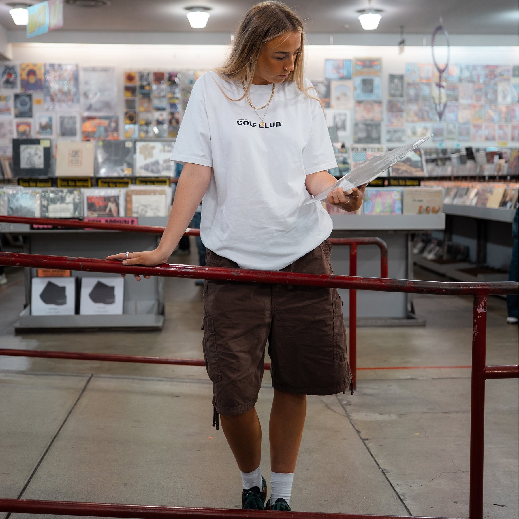 Golf Club Clubhouse Tee (White)