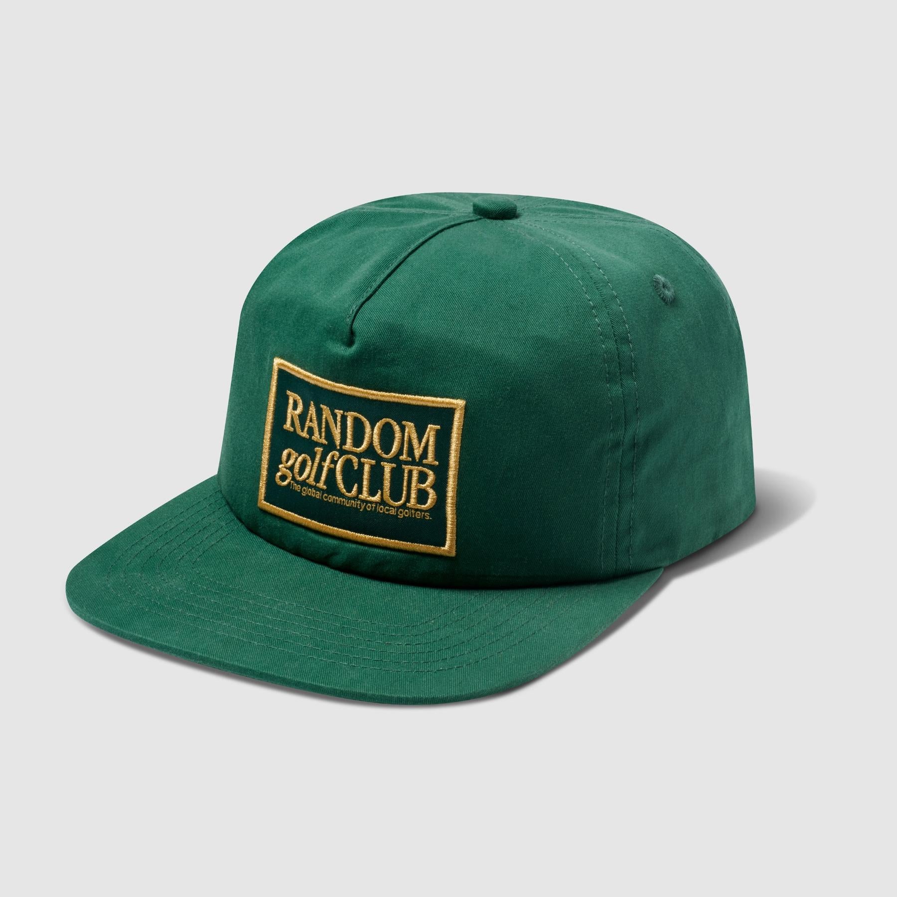 S.F.E. Mid Crown Hat (Hunter Green/Gold)