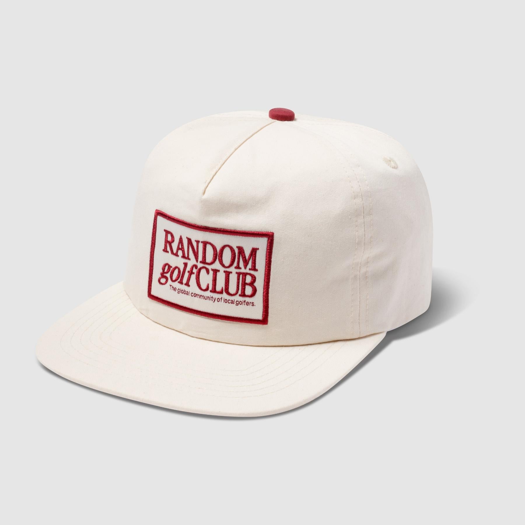 S.F.E. Mid Crown Hat (Natural/Burgundy)