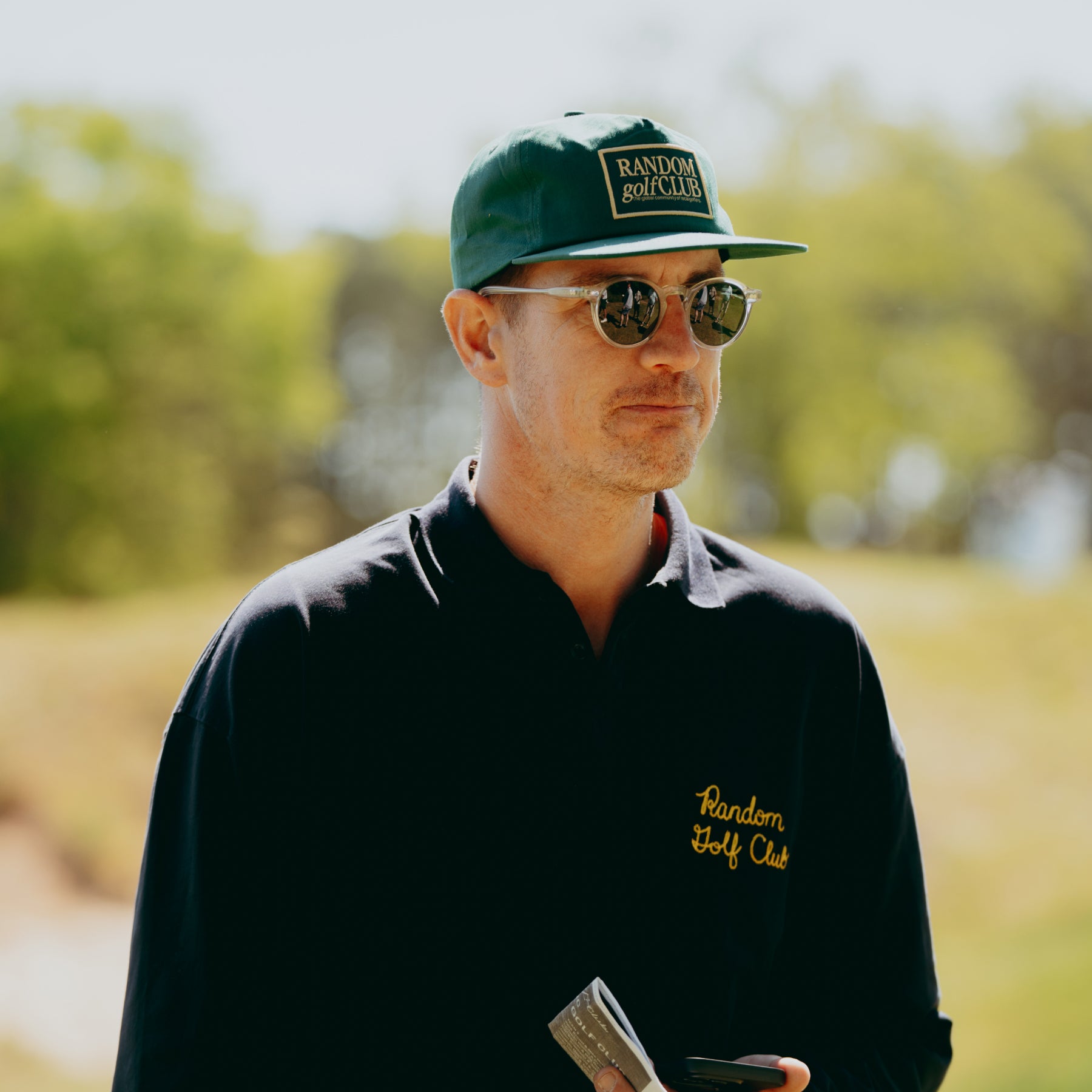 S.F.E. Mid Crown Hat (Hunter Green/Gold)