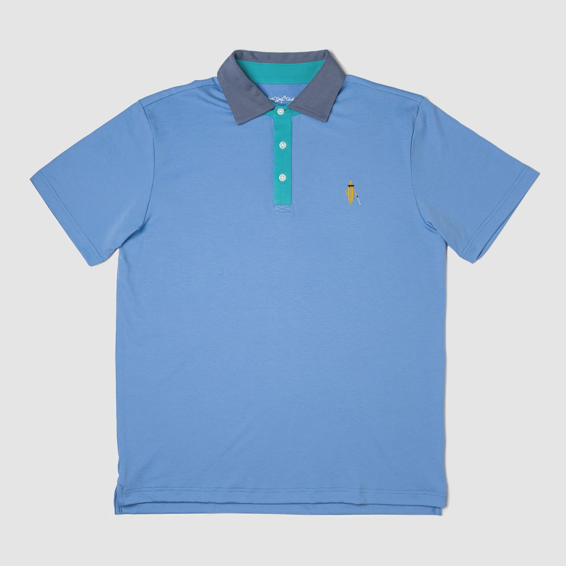 Poloshirt mit Narbenmuster